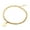 Yellow Gold, variant on Womens Stainless Steel Heart Charm Beaded Ball Delicate Adjustable Bracelet, Rose Gold