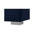 thumbnail image 6 of Meridian Furniture Nora Navy Velvet Queen Bed with Gold/Chrome Legs Included, 6 of 15