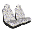 thumbnail image 2 of Sikiie Daisies Flowers Car Seat Covers 2PCs Front Car Seat Covers Universal fit for Most Cars SUVs and Trucks-2 PCS, 2 of 9