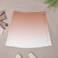 thumbnail image 4 of Aesthetic Beige Red And White Gradient Women's High Waist Skirt Stretchy Casual Mini Skirt, 4 of 8