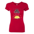 thumbnail image 2 of Wild Bobby, Today Is A Good Day for a Good Day Motivational Inspirational Pop Culture Womens Slim Fit Junior Tee, Red, 2XL, 2 of 3
