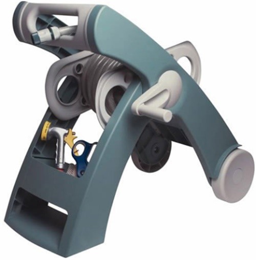 Ames 2385630B Fold & Store Hose Reel Cart