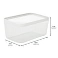 thumbnail image 2 of mDesign Steel Organizer Matte White (25958), 2 of 9