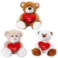 thumbnail image 3 of Muñeco De Peluche, Oso De Dibujos Animados, Juguete De Peluche Con Corazón Rojo, Juguetes Suaves, Regalo De San Valentín Para Niños Y Adultos sonducket FN007228-03, 3 of 4