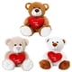 thumbnail image 3 of Muñeco De Peluche, Oso De Dibujos Animados, Juguete De Peluche Con Corazón Rojo, Juguetes Suaves, Regalo De San Valentín Para Niños Y Adultos sonducket FN007228-03, 3 of 4