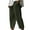 Army Green, variant on Naughtyhood Boho Pants for Women High Waisted Womens High Waisted Trousers Fashion Women Summer Casual Loose Pockest Elastic Waist Trousers Capris Pants Womens Pants