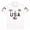 White, variant on Conairie Men 4th of July Polo Shirts Short Sleeve Button Stand Collar Patriotic Golf Shirt American Falg Print Work Tee Pullover Outfits Black L