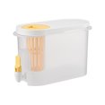 thumbnail image 2 of Injueey Dispensador de bebidas de agua de gran capacidad de 3,9 l con grifo, hervidor de jugo sellado, utensilios para beber, barra de cocina, fiesta de Teteras Amarillo Injueey HA065350-01B, 2 of 6
