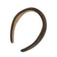 thumbnail image 4 of Unique Bargains 1 Pc Classic Elegant Irregular PU Headband for Women for Girls 6.30"x5.51" Deep Brown, 4 of 4