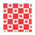 thumbnail image 1 of Way to Celebrate! Red Maple Leaves Paper Luncheon Napkins, 6.5in, 18ct, 1 of 6