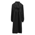thumbnail image 3 of Long Windbreaker Jacket Women 2025 Long Sleeve Lightweight Loose Windproof Zip Up Coat with Pockets Outerwear, 3 of 6