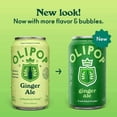 thumbnail image 3 of OLIPOP Prebiotic Soda Ginger Ale, Prebiotic Soft Drink, 12 fl oz Cans, 6-Pack, 3 of 6