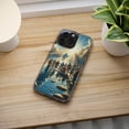 thumbnail image 5 of DistinctInk Hybrid (Acrylic / TPU) Clear Slim Fit Case for Apple iPhone 15 PLUS (6.7" Screen) - "Matthew 11:28 - Find Rest: A Call for Weary Souls", 5 of 8