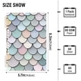thumbnail image 2 of FORMRS 1-Subject Spiral Notebook 8" x 5" College Ruled 60 Refillable Sheet A5 Hard Cover, Light Blue Shimmering Pattern, 2 of 7