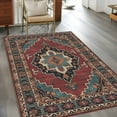 thumbnail image 3 of Kitchen Mats for Floor 3x5 Ft, Aztec Southwest Non Slip Area Rugs for Kitchen Bedroom Entryway, Red Brown Boho Chic Abstract Geometric Washable Carpet Runner Rug Floor Mats for Bedroom Home Decor, 3 of 9