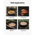 thumbnail image 7 of Pizza Stone, 16 in Round Pizza Stone, 0.67" Thick Extra Large Baking-Stone with Rack Stand, 1450°F Heat-Resistant Cooking Stones, for Kitchen Oven, Baking Pizzas, BBQ Grill, 7 of 7