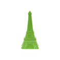 thumbnail image 1 of Urban Trends Collection 46950 Ceramic Eiffel Tower Figurine, Large - Green, 1 of 1