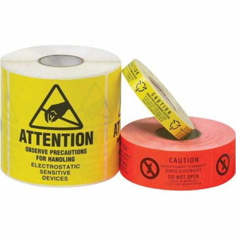 Pressure sensitive roll labels