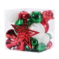 thumbnail image 5 of 45Pcs Christmas Ball Ornaments Xmas Tree Top Star Decoration Black Red Gold Bauble For Home Navidad Noel Natal Hanging Pendent, 5 of 5