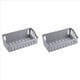 thumbnail image 1 of 2X Estantería de Baño Cesto de Almacenamiento Montada en la Pared Sin Perforación Estante de Almacenamiento Organizador de la Ducha Soporte de Almacenamiento de Cocina Gris, 1 of 5