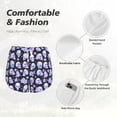 thumbnail image 4 of KLL crystal flower Skull Pattern Shorts Women,Athletic Shorts High Waisted Running Shorts Pocket Sporty Short Gym Elastic Workout Shorts-Small, 4 of 7