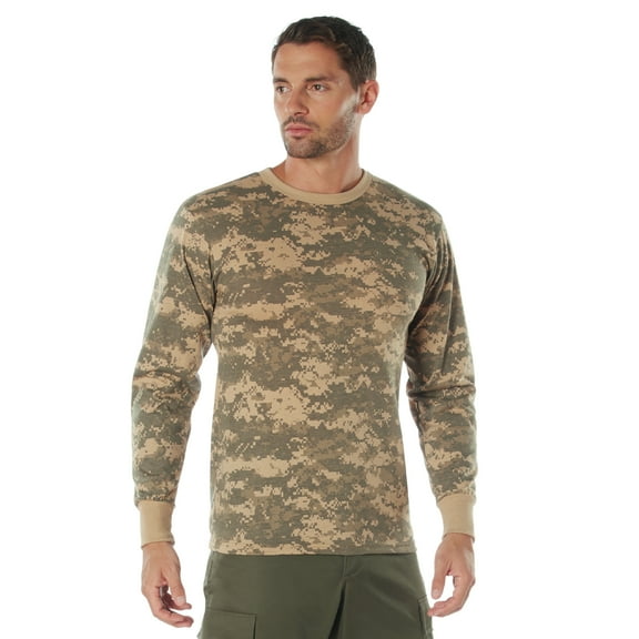 Rothco Long Sleeve Digital Camo T-Shirt, S