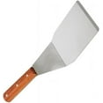 thumbnail image 3 of TrueCraftware- 4" x 5" Hamburger Turner Spatula Stainless Steel with Wooden Handle- Griddle Scraper Pancake Flipper Hamburger Turner for Outdoor Barbecue Turners Tools Food Service Restaurants, 3 of 6