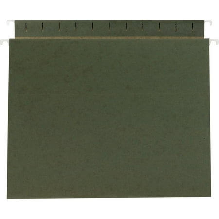 UPC: 0086486642590 | Smead Box Bottom Hanging File Folders  2  Capacity  Letter  Green  25 per Box (64259)