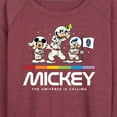 thumbnail image 3 of Mickey & Friends - Mickey Universe Calling - Women's Lightweight French Terry Long Sleeve Shirt, 3 of 5