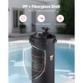 thumbnail image 3 of KFFKFF Pool Cartridge Filter, 100 sq.ft², Swimming Pool Filter System 6142 GPH, Large Spa Filtration Clean & Clear System with 1.5 in Outlet Fitting, 3 of 9