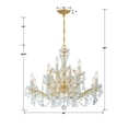 thumbnail image 5 of Crystorama Lighting - 12 Light Chandelier - Chandelier - Maria Theresa - Twelve, 5 of 15