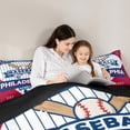 thumbnail image 5 of Castle Fairy Boys Girls Baseball Full Size Comforter Sets,Sport Bedding Sets, 5 of 8