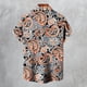 thumbnail image 5 of ZHAOCHENG Camisa hawaiana de manga corta para hombre, de verano, con bolsillo frontal, estampado hawaiano, informal, de algodón, estilo funky, de lino para playa, camiseta Y2K para hombre., 5 of 5