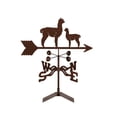 thumbnail image 3 of EZ Vane Alpaca and Baby Weathervane | Post Mount | 14 Gauge Steel | Sealed Ball Bearings | Home or Garden, 3 of 7