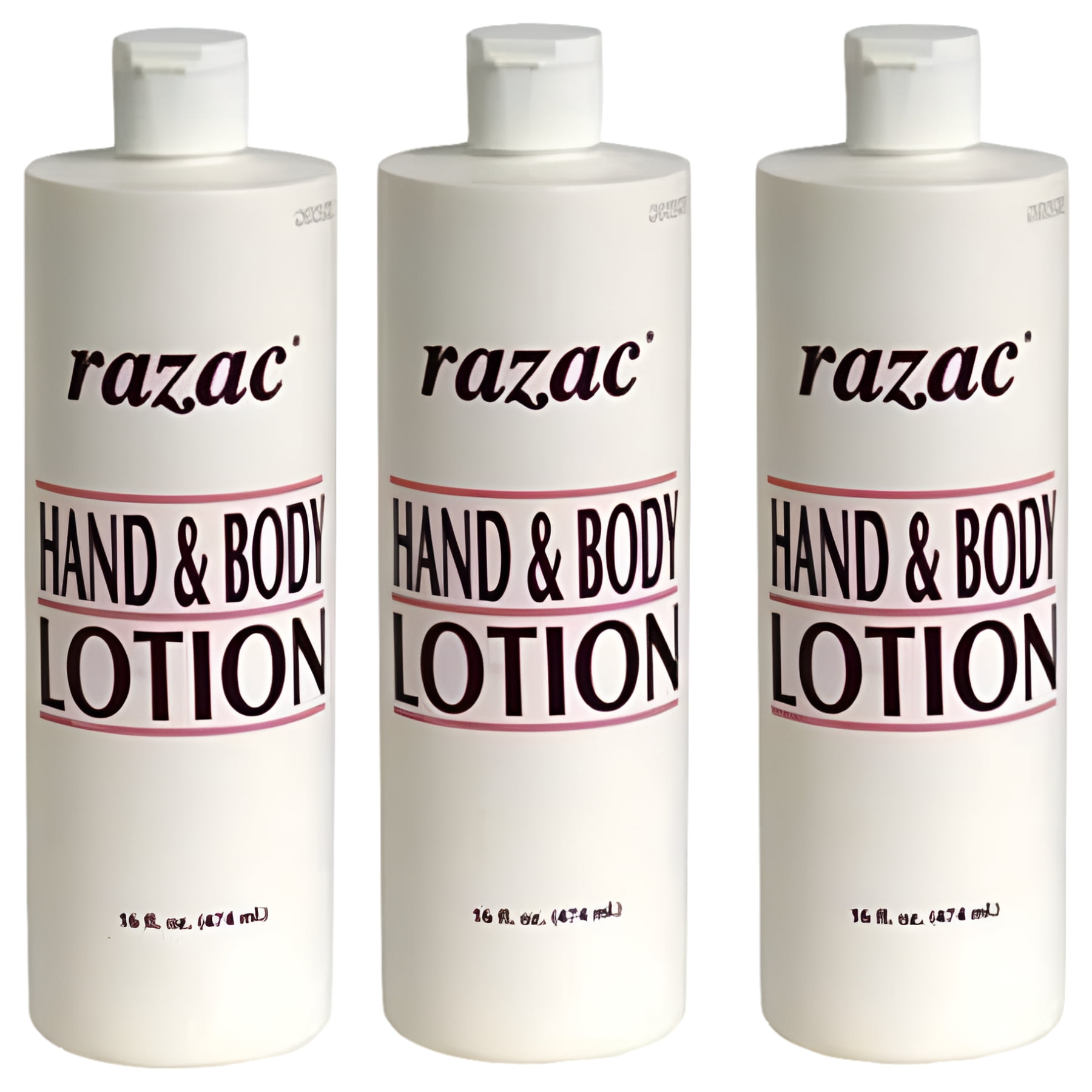 Razac, Hand and Body Lotion, 474 ml, Set of 3, Moisturizing