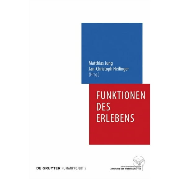 Humanprojekt Funktionen des Erlebens, Book 5, (Hardcover)