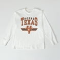 thumbnail image 3 of Women's Gameday Couture White Texas Longhorns Oversized Swift Strike Long Sleeve T-Shirt, 3 of 4