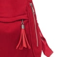 thumbnail image 3 of Stylago Corduroy Backpacks for Women with Tassel Front Pockets Casual Computer Daypack Ladies Medium Laptop Bags for Work Red, 3 of 7