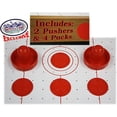 thumbnail image 4 of Matty's Toy Stop Deluxe Mini Table Top Air Hockey & Foosball Set, 21 inches, 2 Pack, 4 of 4