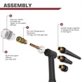 thumbnail image 4 of Kit de 49 Accesorios para Antorcha de Soldadura TIG, Boquilla de Alúmina, Cuerpo de Pinzas, Lente Corta, 12 Vasos de Vidrio y Consumibles., 4 of 5