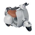 thumbnail image 3 of Accesorio para muñeca, motocicleta, regalo para coleccionistas, juguete de mesa, adorno, paisaje, juguete eléctrico, estantería, decoración, utilería Gris, 3 of 8