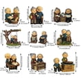 thumbnail image 5 of CIYISON Romantics Resins Loving Old Couple Statue Sculpture for Home and Wedding Decors, 5 of 16