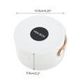 thumbnail image 2 of Unique Bargains Elegant Round Multi-Function Jewelry Box Organizer White, 2 of 5