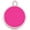 Hot Pink, variant on Silver-tone Small Pink Enamel Disc - Gold Tone Philipians 4:13 I Do All Things Through Christ Engraved Cross Charm Bracelet, 6.5+1.5" Extender