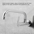 thumbnail image 5 of Grifo De Cocina Grifo De Agua Fría Simple Montado En La Pared Grifo De Fregadero De Cocina De Una Manija G1/2 Pulgadas Accesorios Para Uso Doméstico (Tipo A 25 Cm), 5 of 5