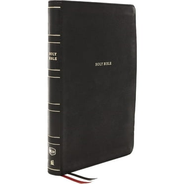 Nkjv, Reference Bible, Center-Column Giant Print, Leathersoft, Black, Red Letter Edition, Comfort Print: Holy Bible, New, (Hardcover)