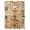 Beige, variant on Dkelincs 4 Panel Wood Room Dividers and 5.7 ft Folding Privacy Screens with Three Clever Shelf for Living Room, White