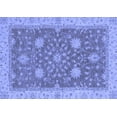 thumbnail image 1 of Ahgly Company Machine Washable Indoor Rectangle Oriental Blue Traditional Area Rugs, 3' x 5', 1 of 4