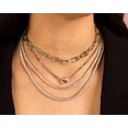 thumbnail image 7 of Three Prong Tennis Necklace by By Adina Eden, 7 of 7