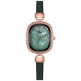 thumbnail image 1 of Reloj de nácar romano pequeño retro con diamantes ovalados a la moda para mujer Wmkox8yii gfajkfgbkjabf1199, 1 of 3